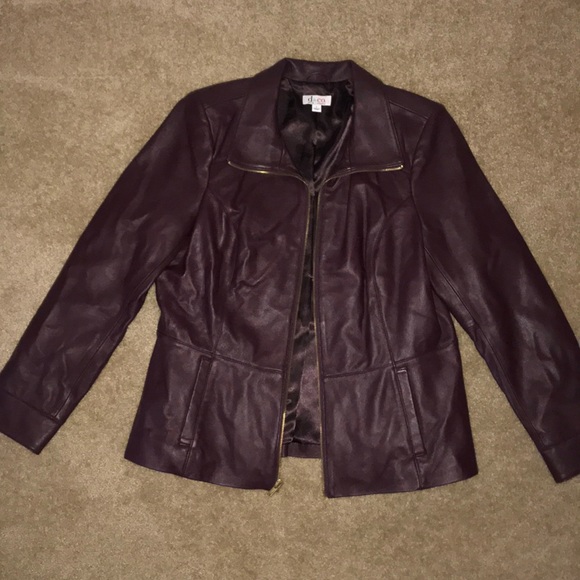 Jackets & Blazers - Denim & Co. Leather Jacket